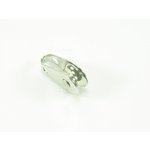 Super Mini Block 6mm, 1 Rolle Messing Vernickelt Gleitlager